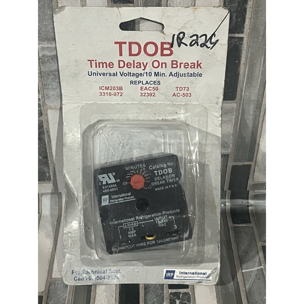 iRP TDOB Time Delay On Break 460-0002 Replaces ICM 203B NOS